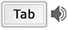 키보드 Tab 스피커 모양 아이콘